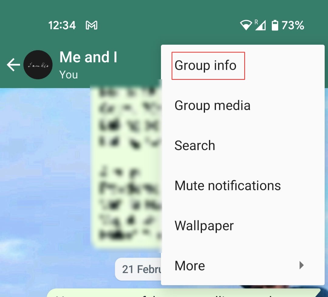 Choose Group Info